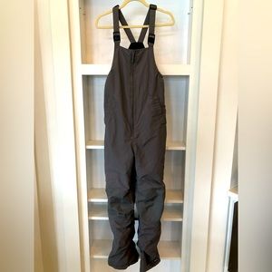 Lands End Boys Ski Bibs. Size 16 . Grey